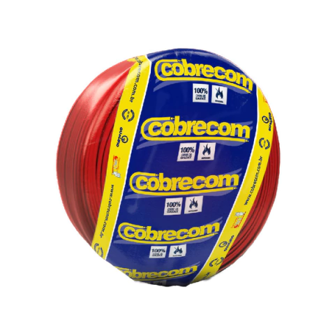 Cabo Flexível 750V 2,5mm Vermelho Rolo Com 100 Metros. - comprar online