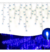 Cascata com 300 LEDs Azul 6mx0.72m funções Cachoeira 220V. - RT Iluminação