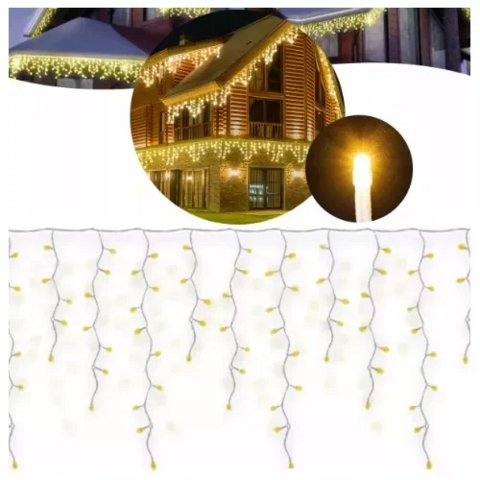 Cascata com 288 LEDs Branco Quente função cachoeira 3m x 2.5 metros bivolt. - comprar online