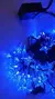 Cortina rede De Natal 160 LEDS Luz Azul e fio verde 8 Funções 6.00m com estrelas na ponta 220V. na internet