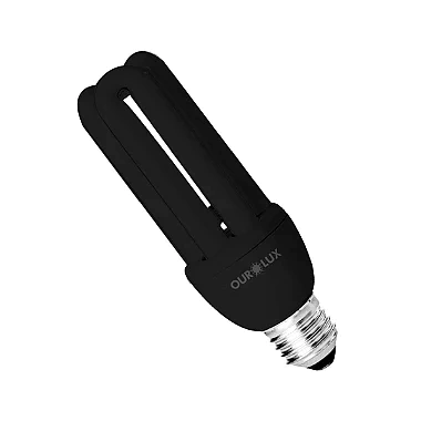 Lâmpada Fluorescente 3U 20W 127V Luz Negra. - comprar online