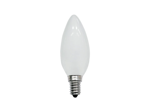 Lâmpada Incandescente Vela Lisa Leitosa 40W 127V E14. - comprar online