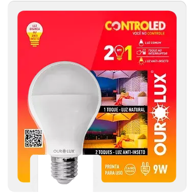Lâmpada Inteligente Controled 9W 2 em 1 Anti-Inseto bivolt. - comprar online