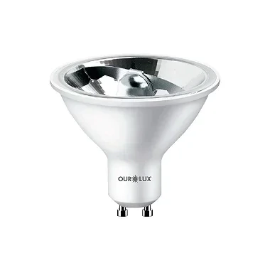 Lâmpada Superled AR70 4,5W bivolt GU10 6500K 24°. - comprar online