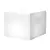 Luminária Banco Box 42x55x55cm Polietileno Branco. - comprar online