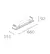 Luminária de Embutir Ideia Retangular Recuado Tubular T8 60cm 66x15,1x9,2cm Alumínio. - RT Iluminação