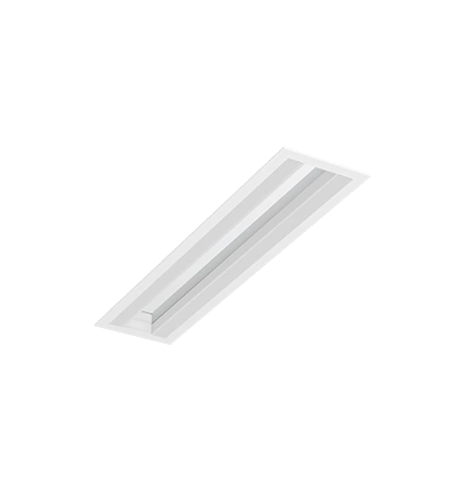 Luminária de Embutir LED Kiini Retangular 5000K 20,6W Bivolt 31x13,5x3,5cm Acrílico, Corpo Branco Fosco e Refletor Espelhado. - comprar online