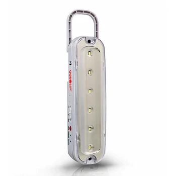 Luminária de Emergência 06 Superleds com Pilhas recarregáveis 1W 6400k. - comprar online