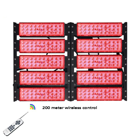 Luminária LED High Bay Modular 500W vermelha IP67. - comprar online