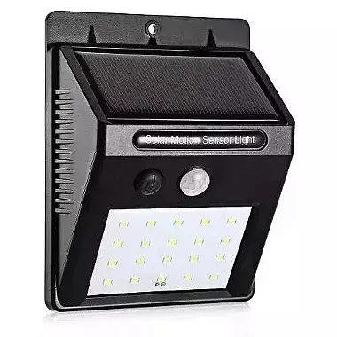 Luminária Solar LED Com Sensor de Presença 20 LEDs IP66. - comprar online