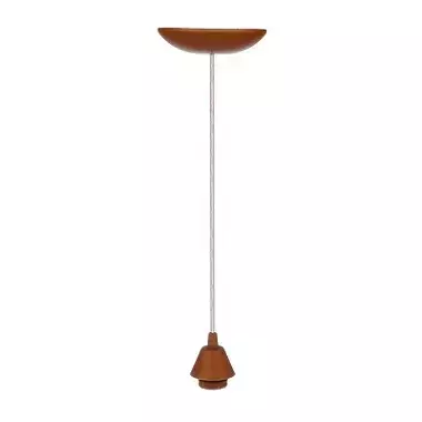 Pendente cobre 1,00m com soquete E-27 rosca longa completo para 1 lâmpada. - comprar online