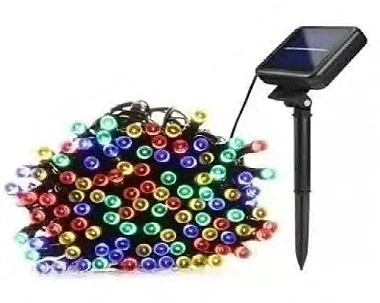 Pisca 100 LEDS Colorido Solar 10 metros IP65 Externo. - comprar online