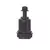 Soquete coluna com niple e porca para Abajur e Camarin plástico preto E27. - comprar online