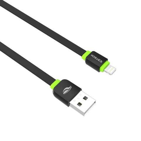 Cabo C3Tech USB Lightning Preto 1M 2A CB-110BK