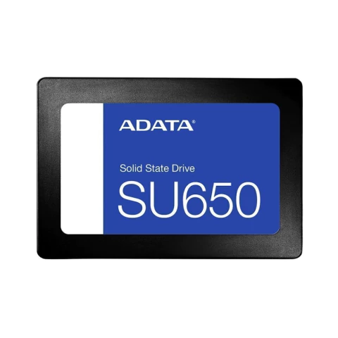 SSD ADATA 480GB 2,5 7mm SU650 Leitura 520MB/s, Gravação 450MB/s ASU650SS-480GT-R