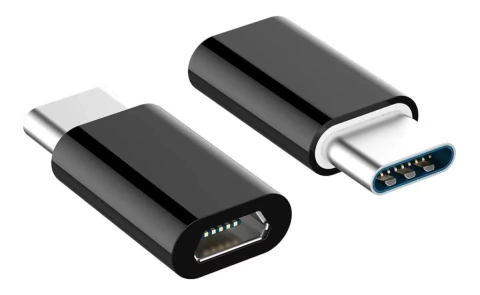 Adaptador Shinka Conversor USB-C Macho Para Micro Usb V8 Femea - AT-TPC-V8