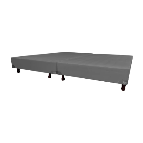 SOMMIER KALMMA CHENILLE GRIS 200X80