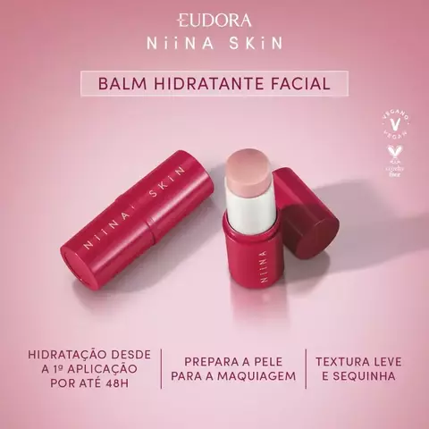 EUDORA NIINA SECRETS SKIN BALM HIDRATANTE FACIAL 15G