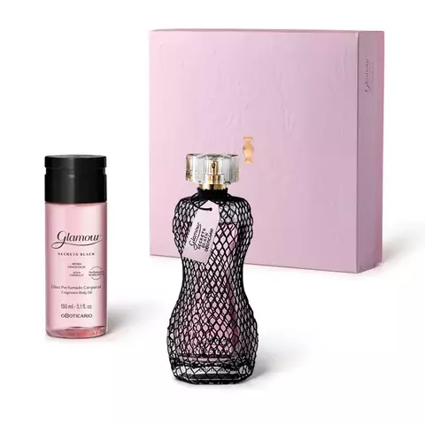 BOTICÁRIO ESTOJO OBOTICÁRIO GLAMOUR SECRETS BLACK