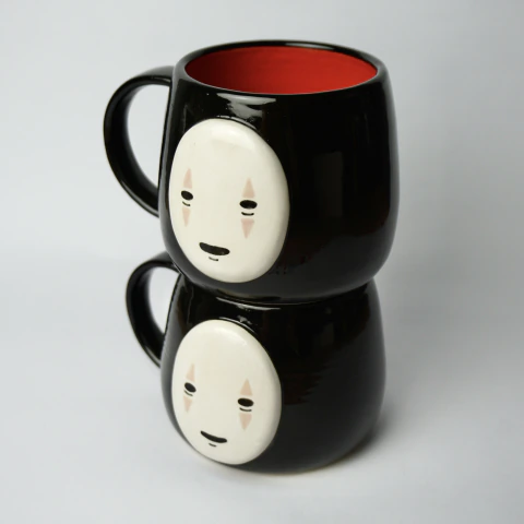 [PRÉ-VENDA] Cerâmica - Caneca Kaonashi