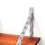 Prateleira Treccia em Madeira ou MDF Revestido com Palha 60cm x 25cm com Alças em Couro Trançado - comprar online