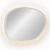 Espelho Orgânico Kauai Iluminado Couro Legítimo - comprar online