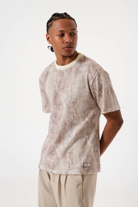 REMERA BUTTONE TEXTURAS - comprar online