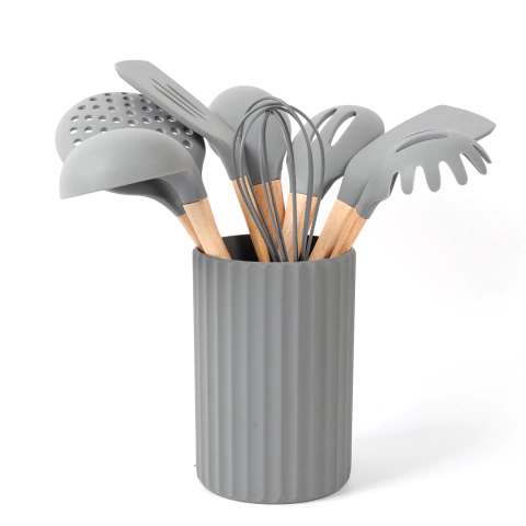 Set Utensillos De Cocina Silicona Juego x9 Carol - comprar online