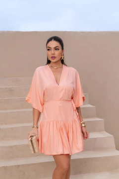 VESTIDO CURTO LISO