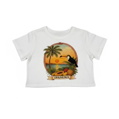 CROPPED ESTAMPADO IPANEMA TUCANO - comprar online
