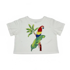 CROPPED ESTAMPADO ARARA - comprar online