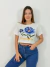 CROPPED ESTAMPA ROSA AZUL - comprar online