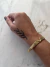 Bracelete V Maxi Dourado - Unas