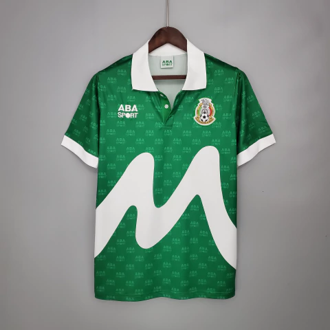 Camisa Retrô Seleção México - 1995 - Verde - Aba Sports - Home - comprar online