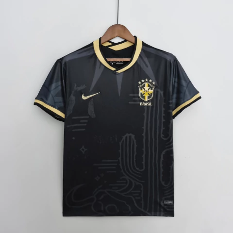 Camisa Brasil Comemorativa Nike 2022 Torcedor - Preta - comprar online