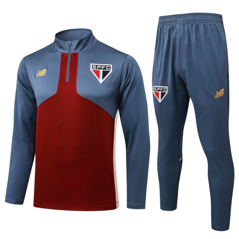 Conjunto Kit Treino São Paulo FC - Vinho - Camisa e Calça - comprar online