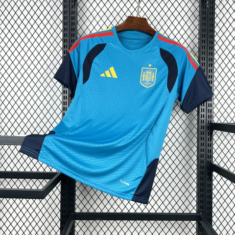 Camisa Espanha 2026 - Pré Jogo - Azul