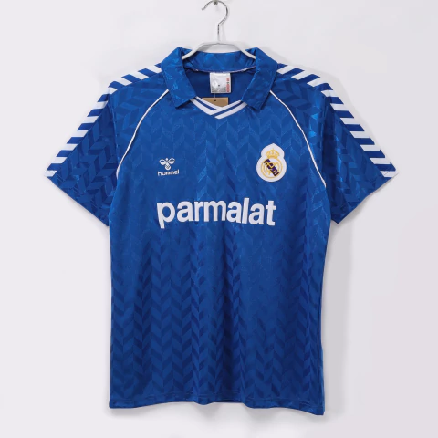 Camisa Retrô Real Madrid - Espanha 1986/88 - Uniforme 2 - Hummel - comprar online