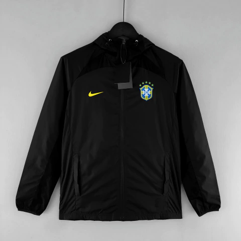 Jaqueta Corta vento Seleção Brasil - Preto - comprar online