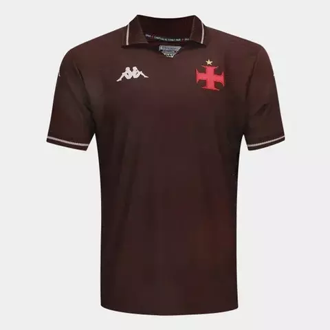 Camisa Vasco 3 - Marrom - 2025 - Campeão de Terra e Mar Kappa - comprar online