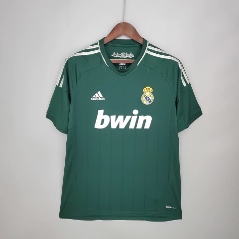 Camisa Retrô Real Madrid Third 2012/13 - Adidas - Verde - comprar online