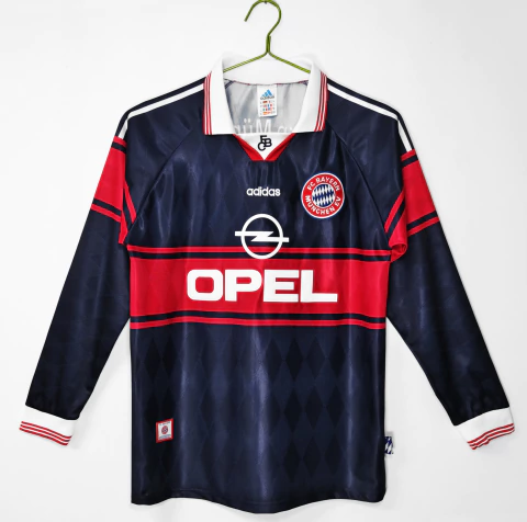 Camisa Bayern de Munique Retrô Manga Longa Home 97/99 - comprar online