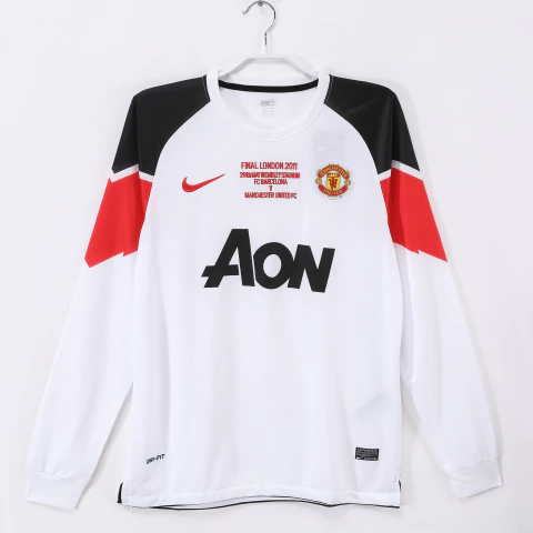Camisa Manga Longa Retrô Manchester United 2010 - comprar online