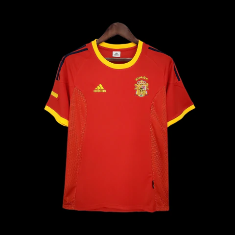 Camisa Retrô Espanha 2002 - Vermelha