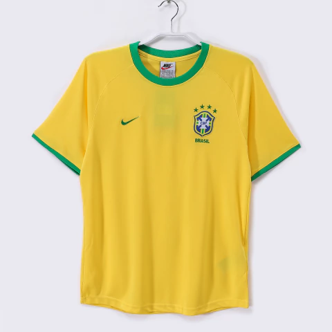 Camisa Retrô Seleção Brasil 2000 - Amarela - comprar online