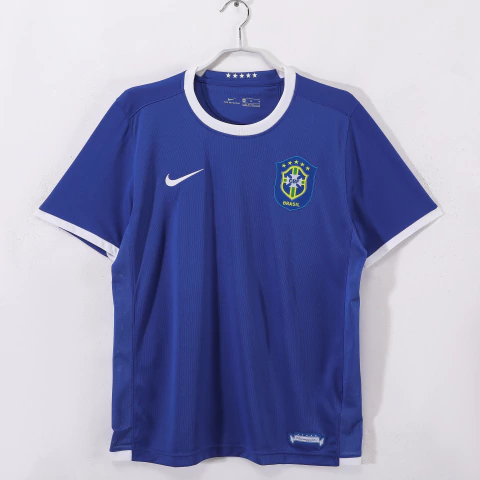 Camisa Retrô Seleção Brasil 2006 - Azul - comprar online