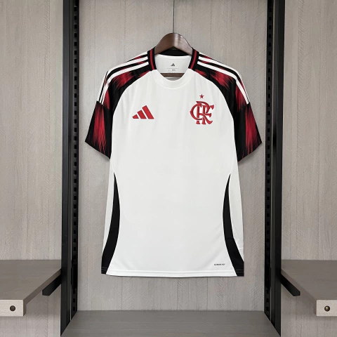 Camisa Flamengo 25/26 Away- Branca e Vermelha - Torcedor - comprar online