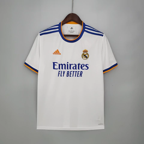 Camisa Real Madrid 2021/22- Branca/Azul - comprar online