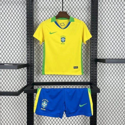 Conjunto Infantil Brasil - Home - Camisa e Shorts - 2025 - comprar online