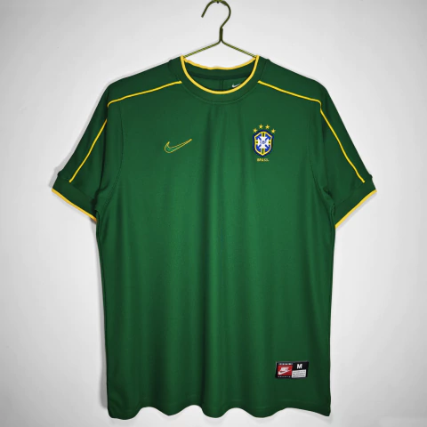 Camisa Retrô Brasil Goleiro 1998 - Verde - comprar online